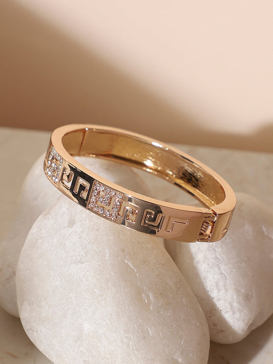 Gold-Plated Kada Bracelet