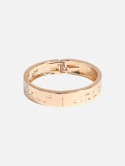 Gold-Plated Kada Bracelet