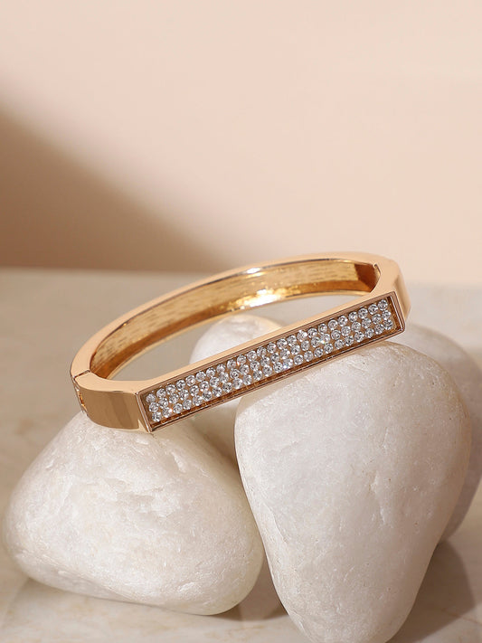 Gold-Plated Kada Bracelet