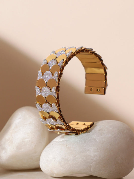 Gold-Plated Cuff Bracelet