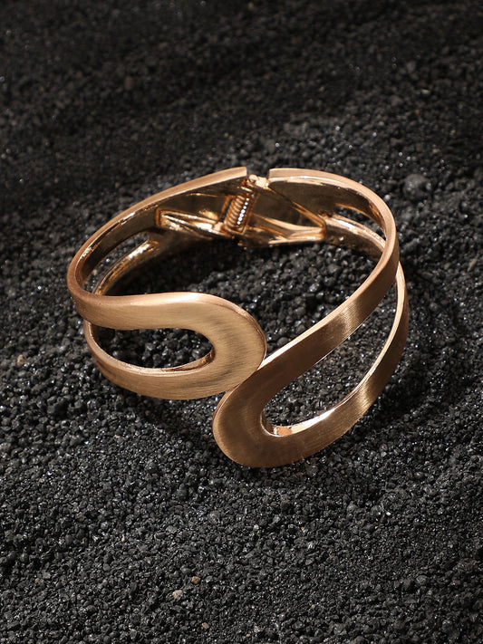 Gold-Plated Cuff Bracelet