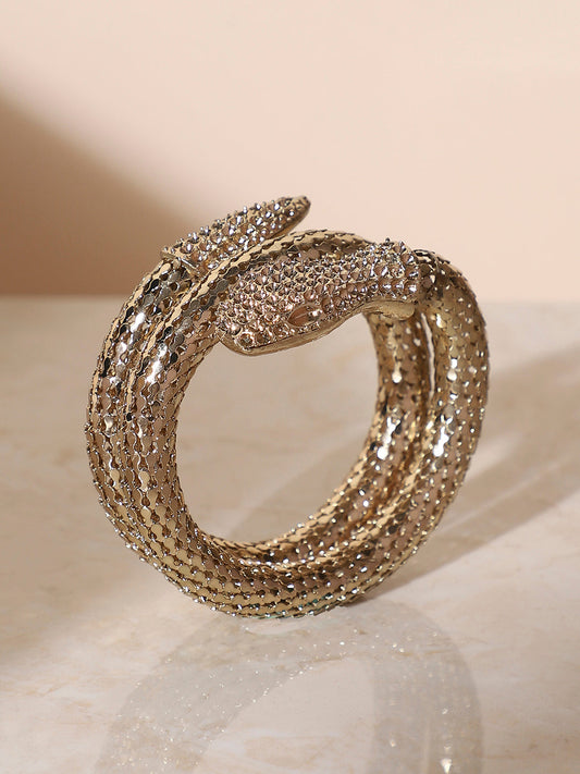 Gold-Plated Cuff Bracelet