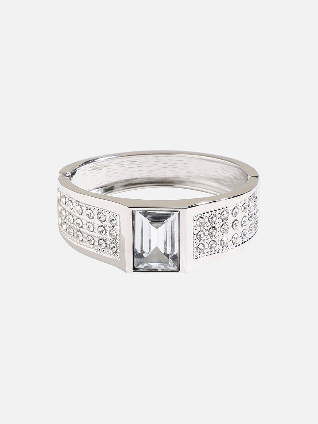 Silver-Plated Kada Bracelet