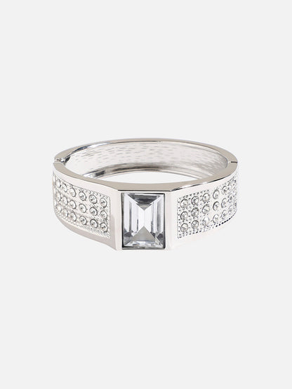Silver-Plated Kada Bracelet