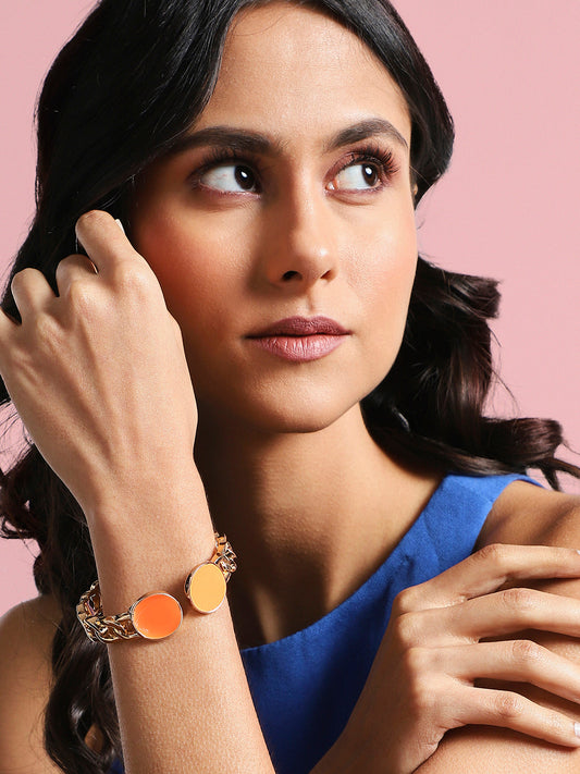 Gold-Plated Cuff Bracelet