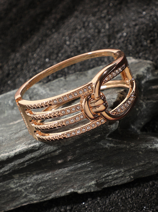 Gold-Plated Cuff Bracelet