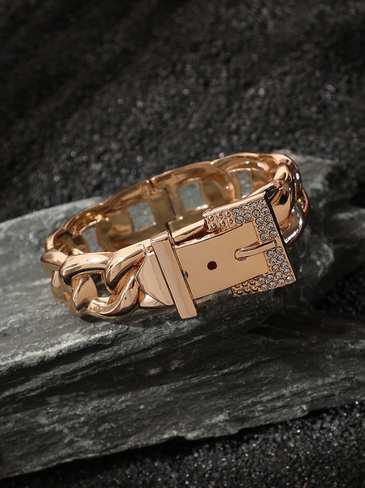 Gold-Plated Link Bracelet
