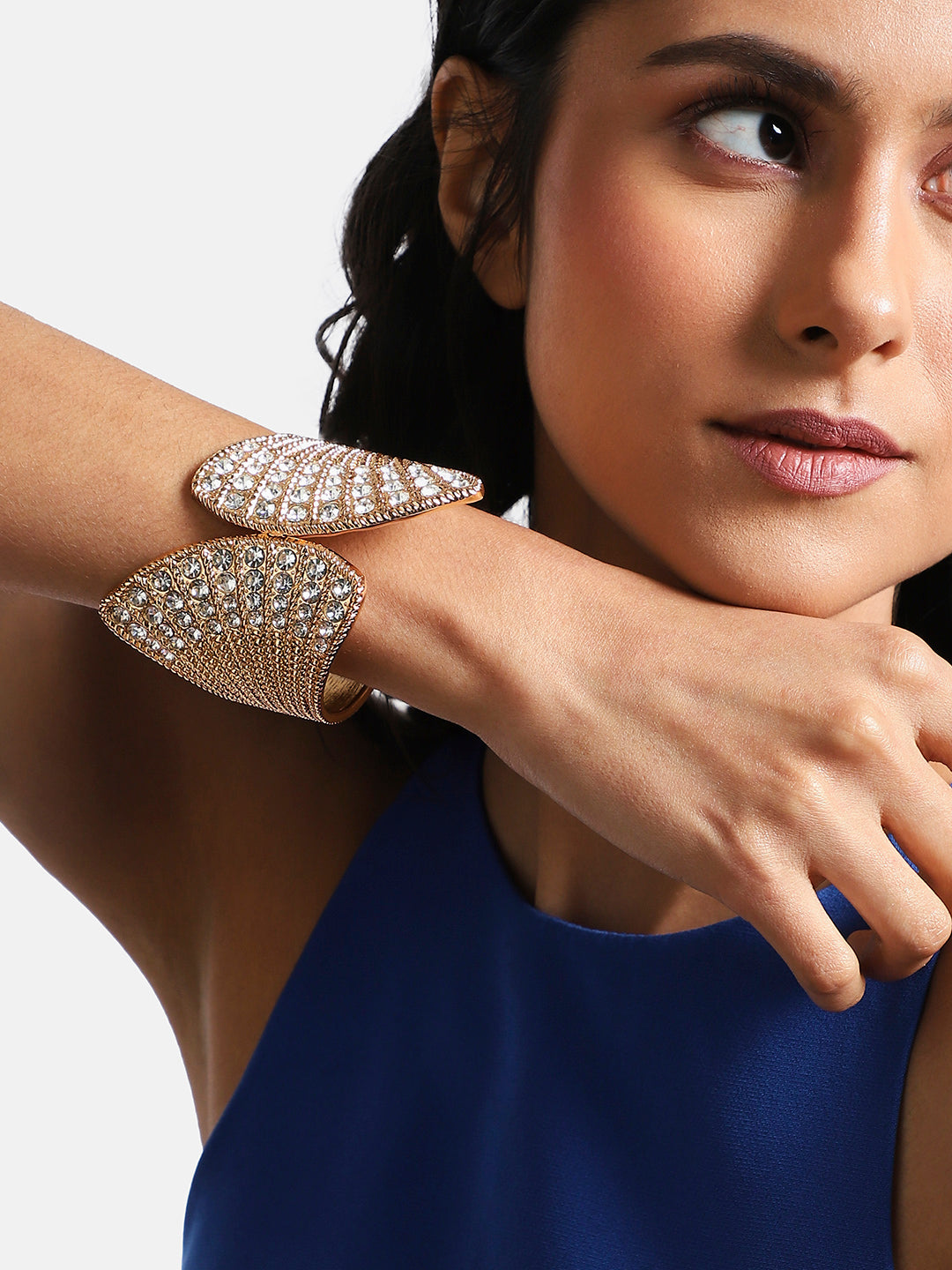 Gold-Plated Cuff Bracelet