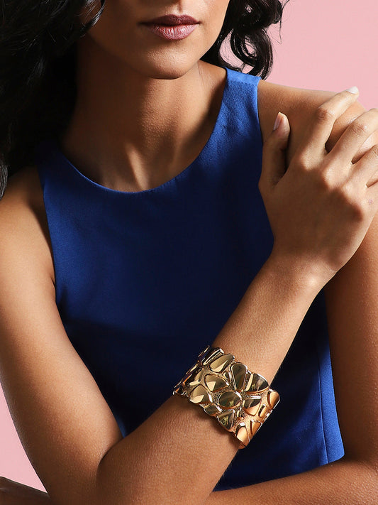Gold-Plated Artificial Stones Kada