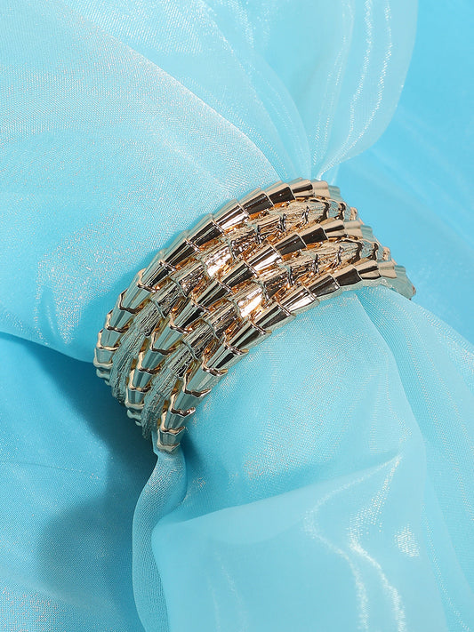 Gold-Plated Cuff Bracelet