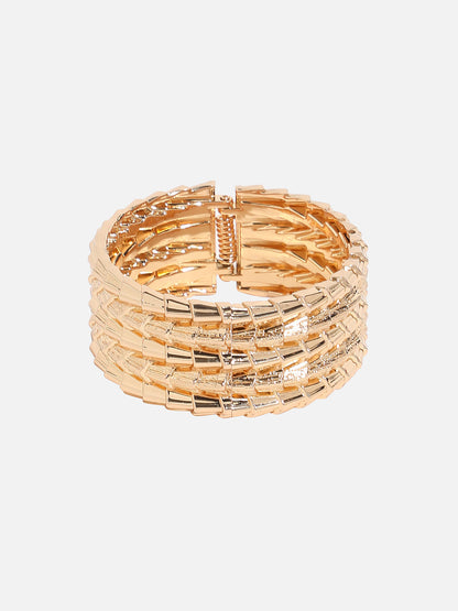 Gold-Plated Cuff Bracelet