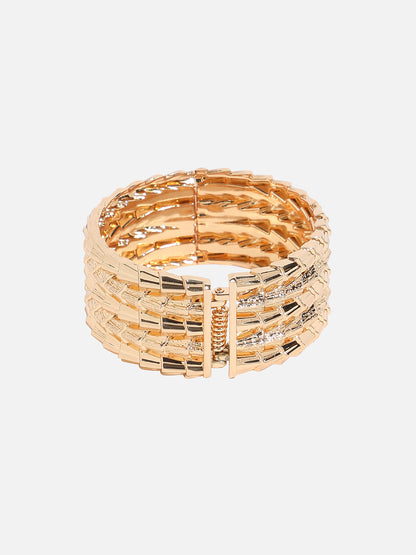 Gold-Plated Cuff Bracelet