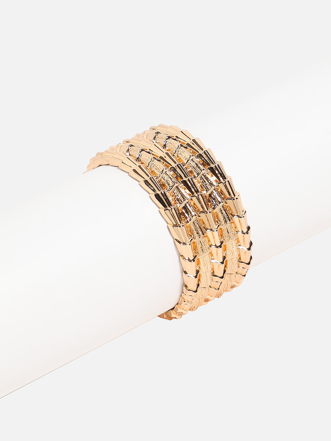 Gold-Plated Cuff Bracelet