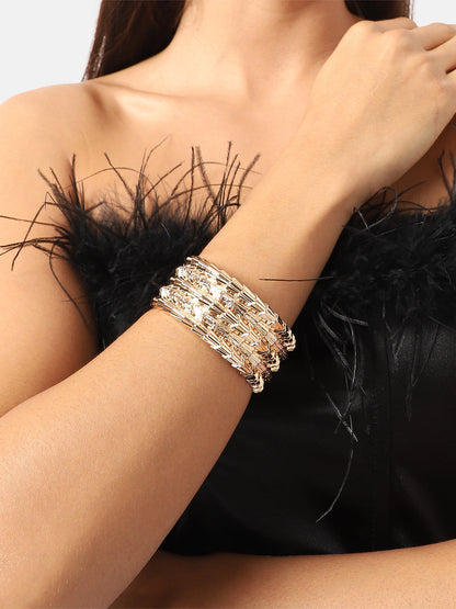 Gold Plated Cuff Bracelet