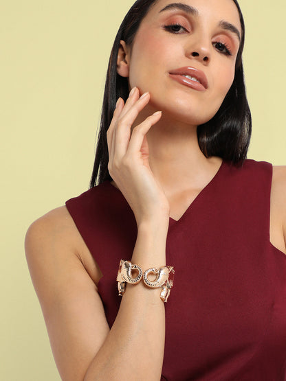 Gold-Plated Cuff Bracelet