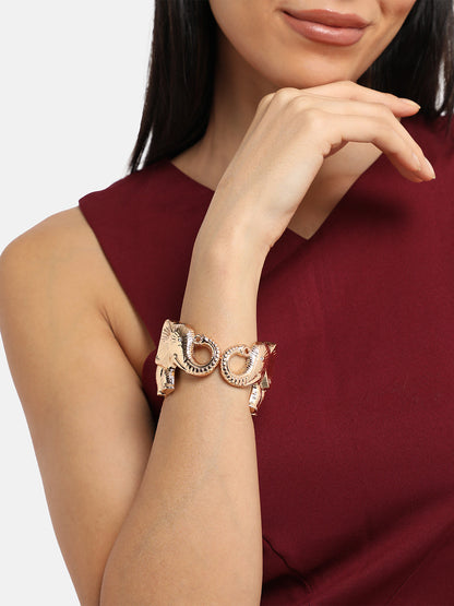 Gold-Plated Cuff Bracelet