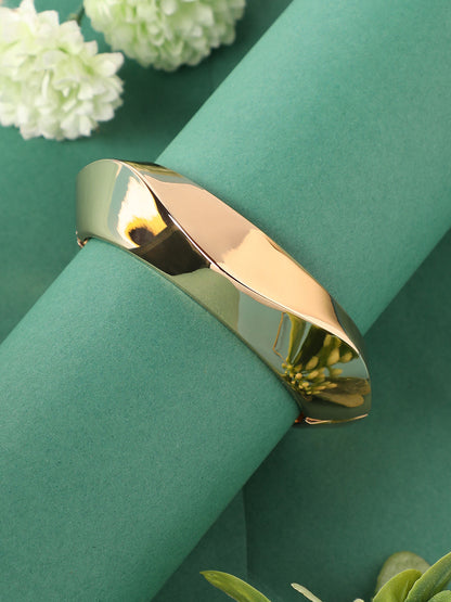 Gold-Plated Cuff Bracelet