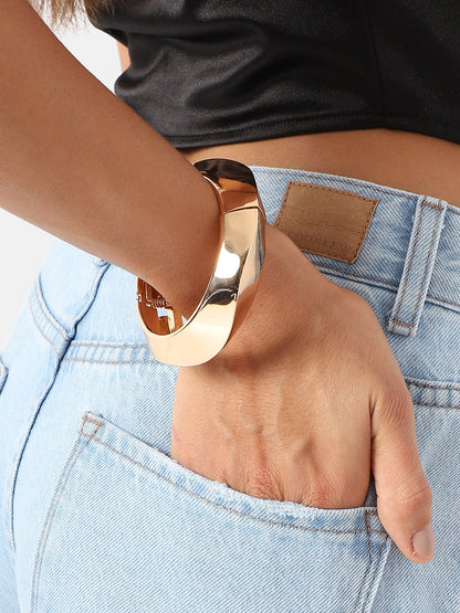 Gold-Plated Cuff Bracelet