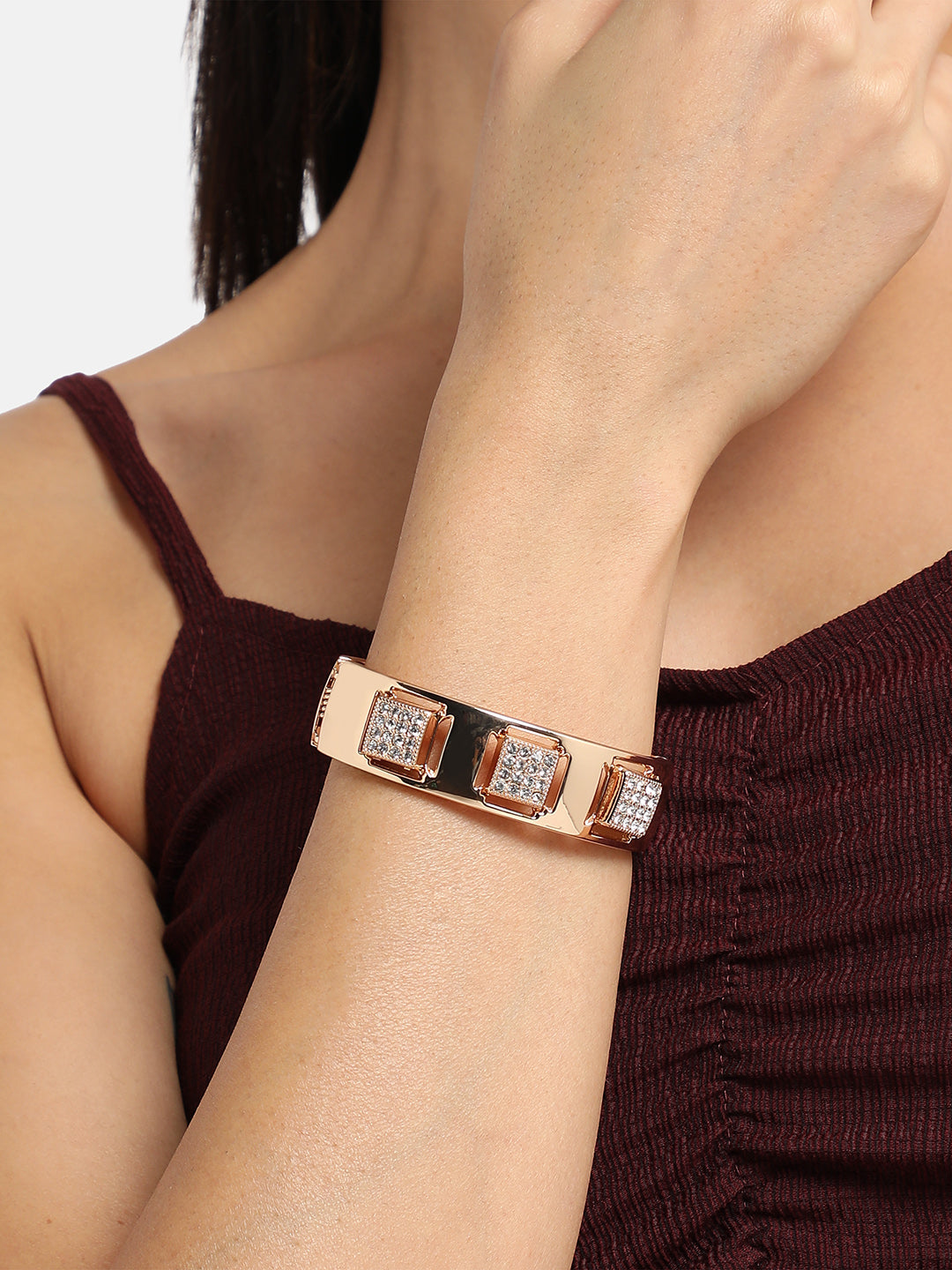 Gold-Plated Kada Bracelet