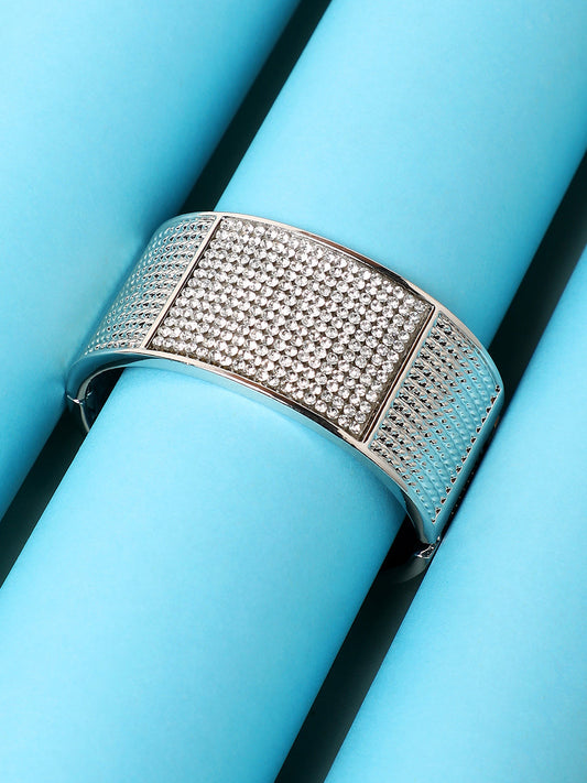 Silver-Plated Cuff Bracelet