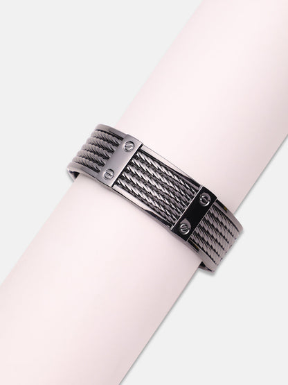 Silver-Plated Cuff Bracelet