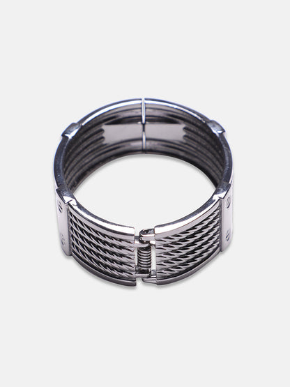 Silver-Plated Cuff Bracelet