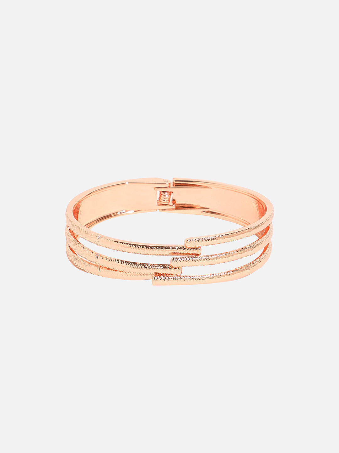 Rose Gold Plated Cuff Bracelet