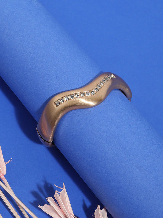 Gold-Plated Kada Bracelet
