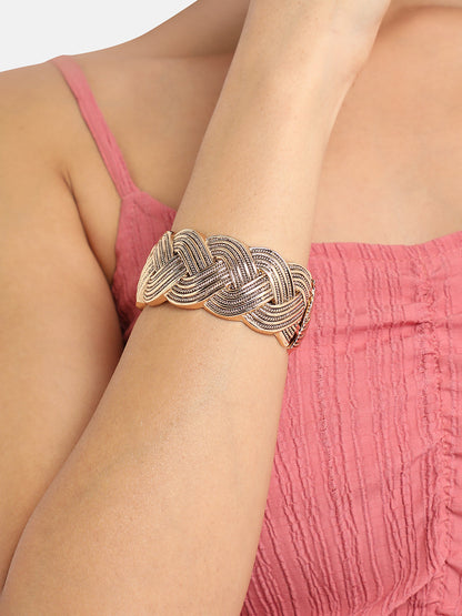 Gold-Plated Cuff Bracelet
