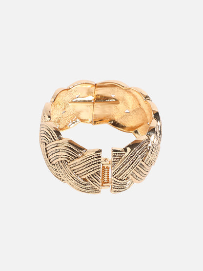 Gold-Plated Cuff Bracelet