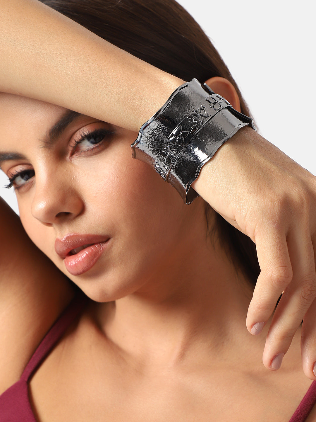Silver-Plated Cuff Bracelet