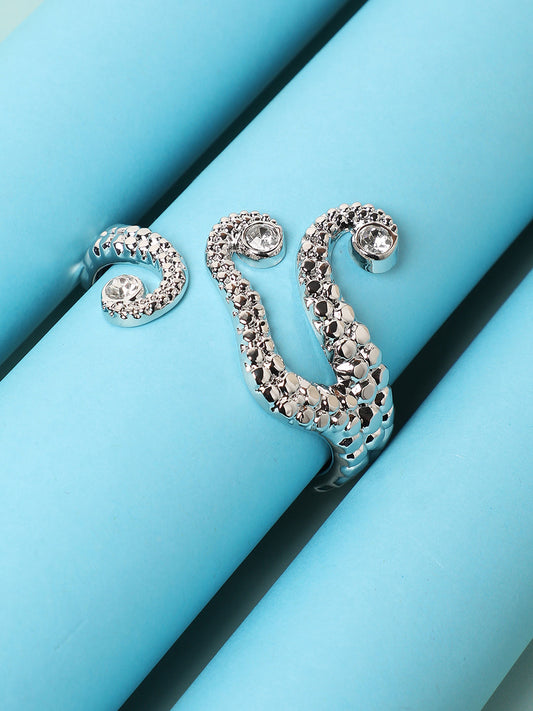 Silver-Plated Cuff Bracelet