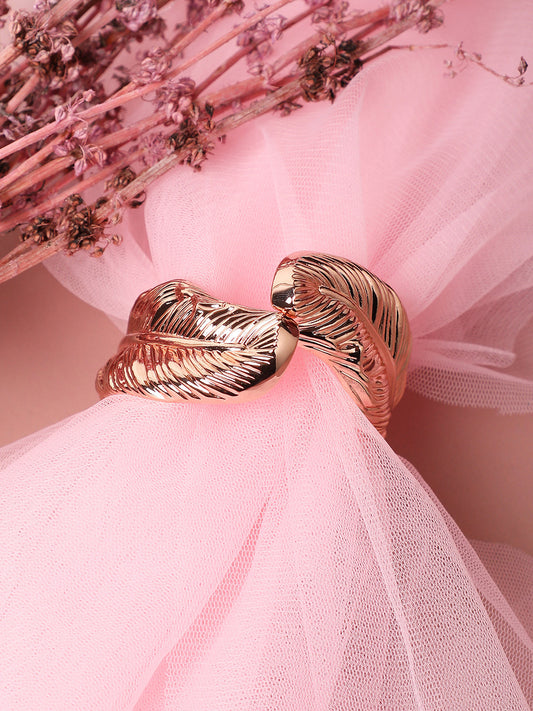 Rose Gold Plated Cuff Bracelet