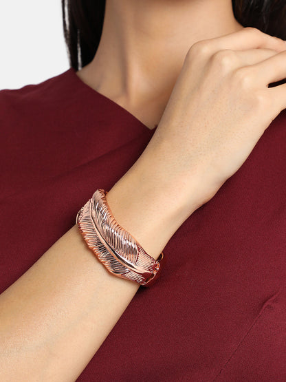 Rose Gold Plated Cuff Bracelet