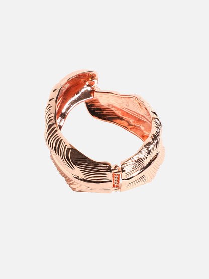 Rose Gold Plated Cuff Bracelet