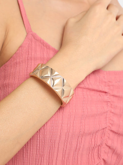 Gold-Plated Cuff Bracelet
