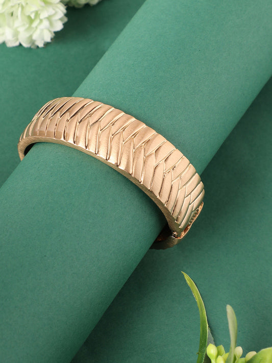 Gold-Plated Kada Bracelet