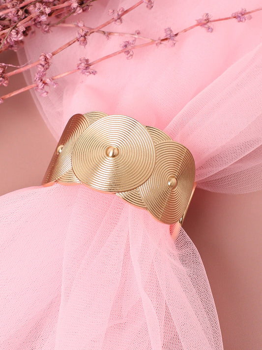 Gold-Plated Cuff Bracelet