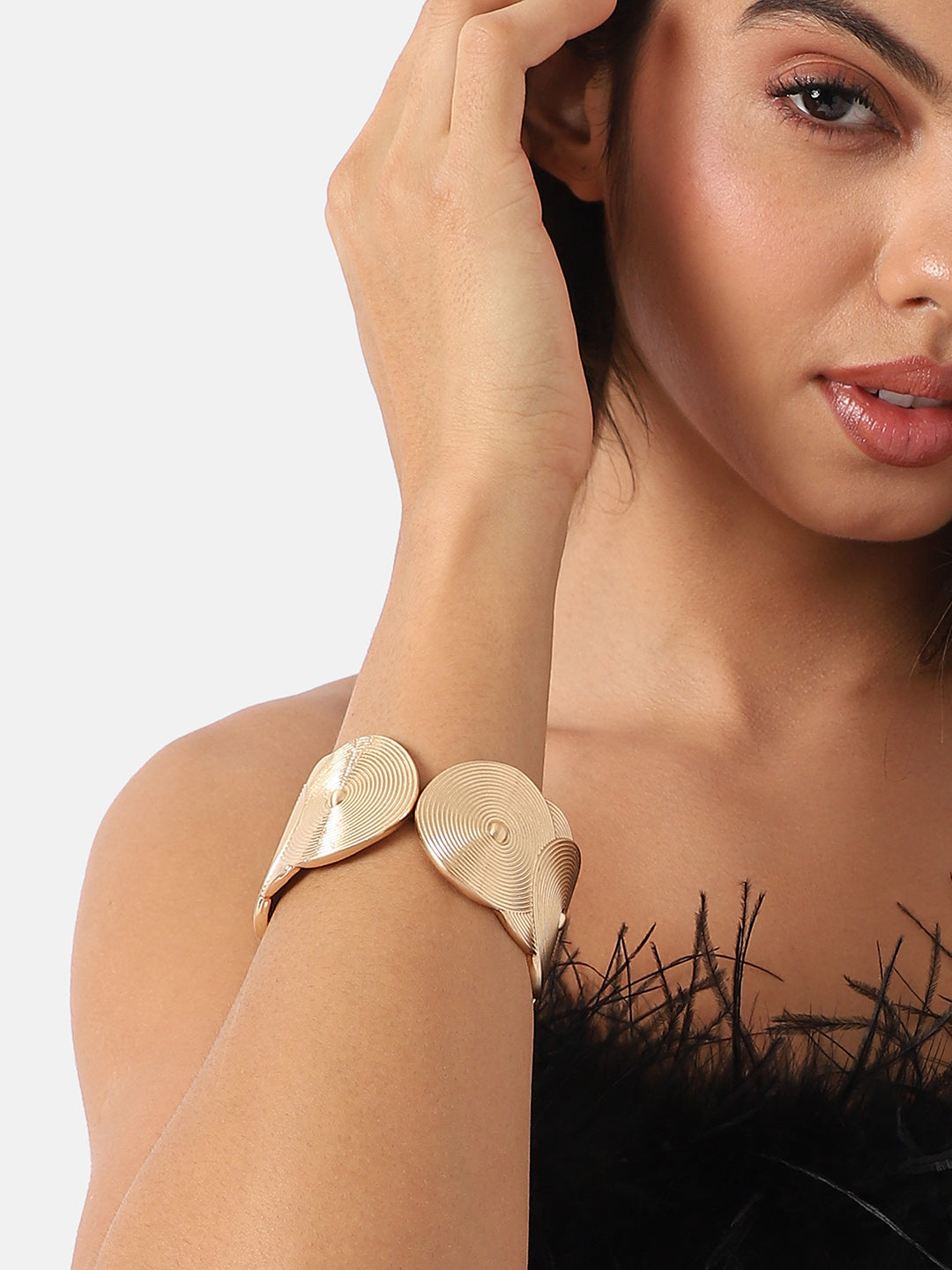 Gold-Plated Cuff Bracelet