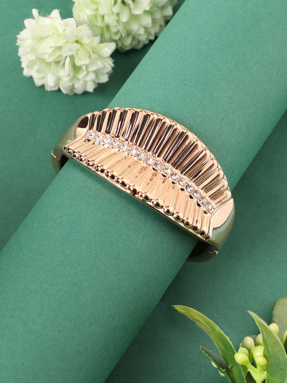 Gold-Plated Cuff Bracelet