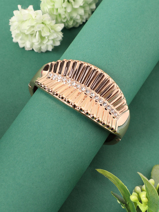 Gold-Plated Cuff Bracelet