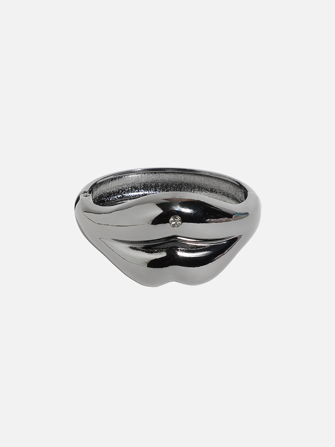 Silver-Plated Bangle-Style Bracelet