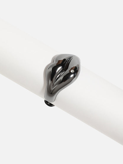 Silver-Plated Bangle-Style Bracelet