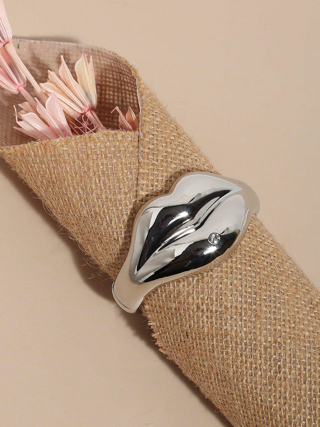 Silver-Plated Kada Bracelet