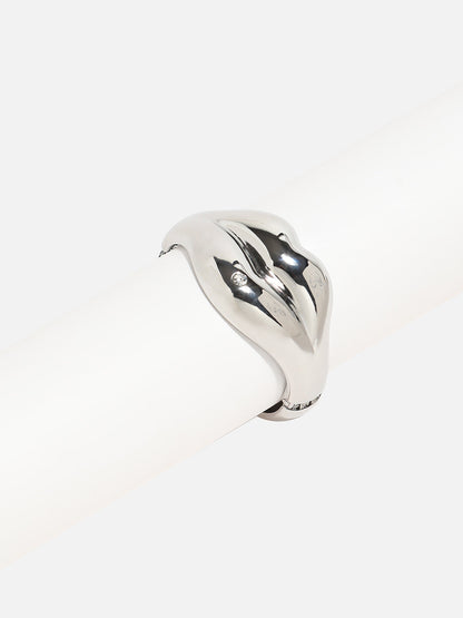 Silver-Plated Kada Bracelet