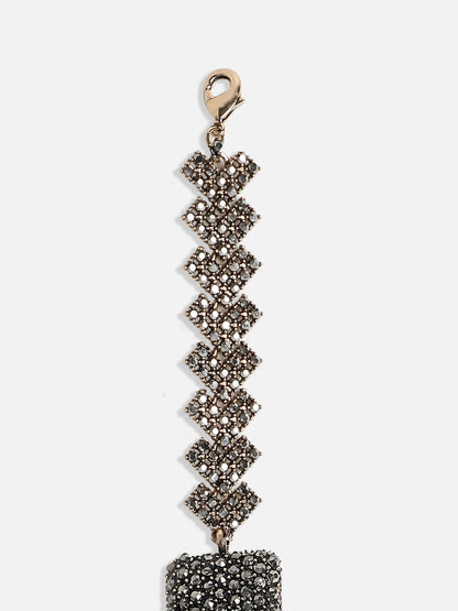 Gold-Plated Stone-Studded Link Bracelet