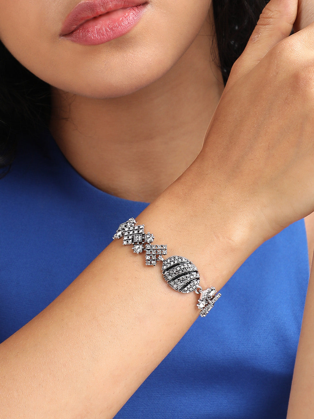 Silver Plated Charm Bracelet
