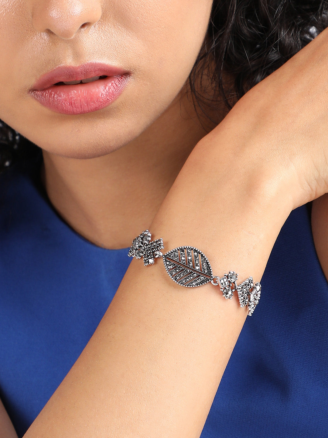 Silver-Plated Link Bracelet