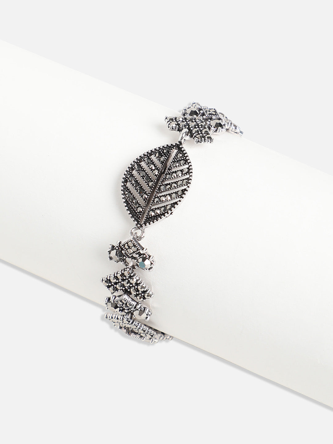 Silver-Plated Link Bracelet