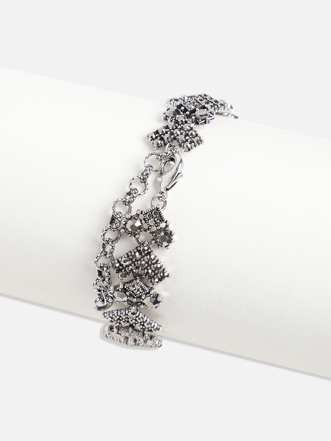 Silver-Plated Link Bracelet